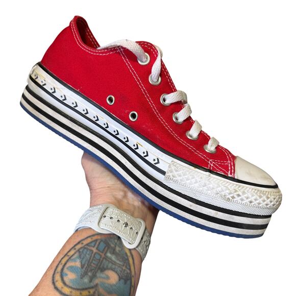 Converse Shoes - Converse Chuck Taylor All Star Lift Platform Canvas Sneakers Size 8